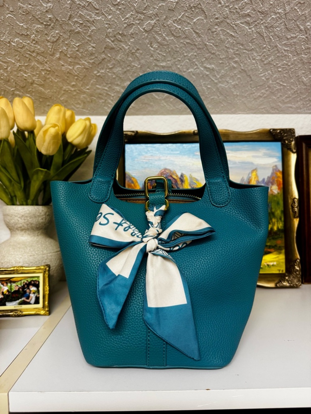 Hermès Picotin Lookalike Bucket Bag in 100% Leather